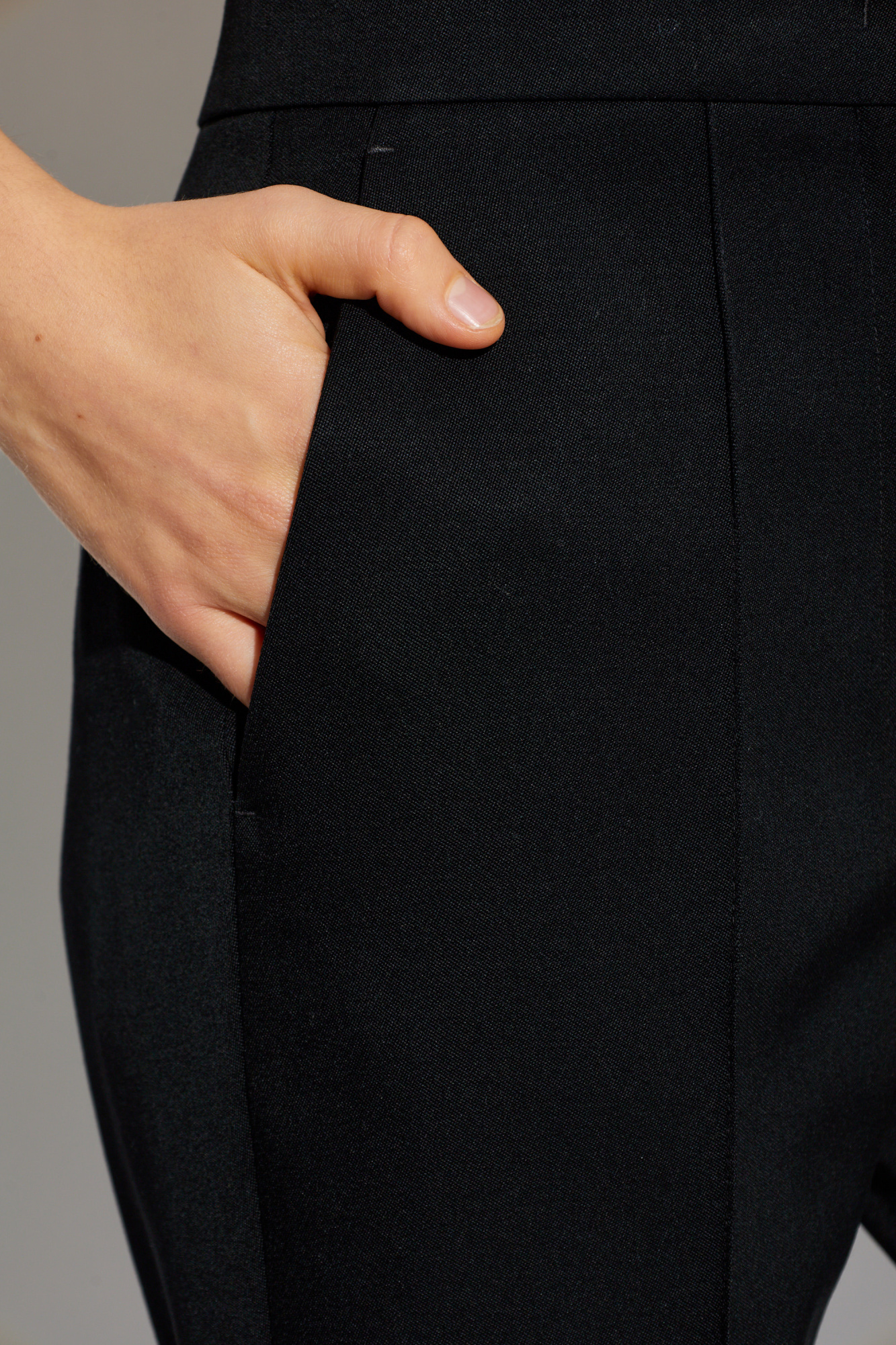 Black Wool trousers JIL SANDER - Vitkac Italy
